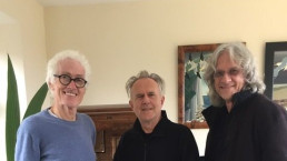 Rupert Hine with Howard Jones and Stephen W Tayler, November 2018